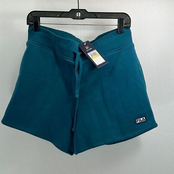 Fila Diara High Rise Short - Blue Coral - Sz Large - NWT - Picture 1 of 6